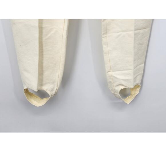 New Vintage‎ Deadstock Ashleigh Morgan Stirrup Pants Size 8 White Cream - Picture 5 of 8